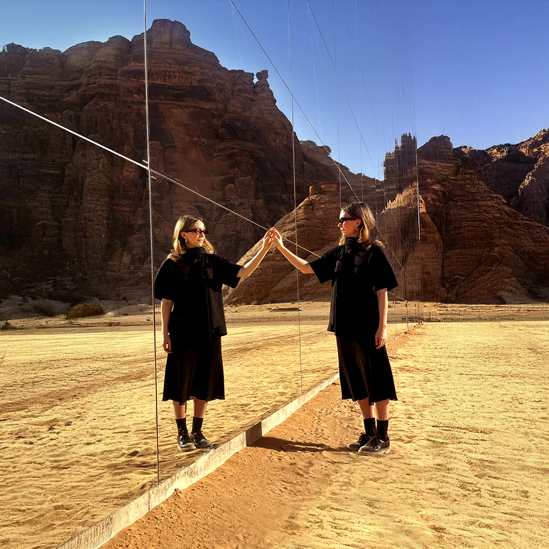 ExperienceAlUla's tweet image. Guess who was #SpottedInAlUla? Supremely talented Ghostly Kisses, ahead of their debut at #AZIMUTH!  #ExperienceAlUla