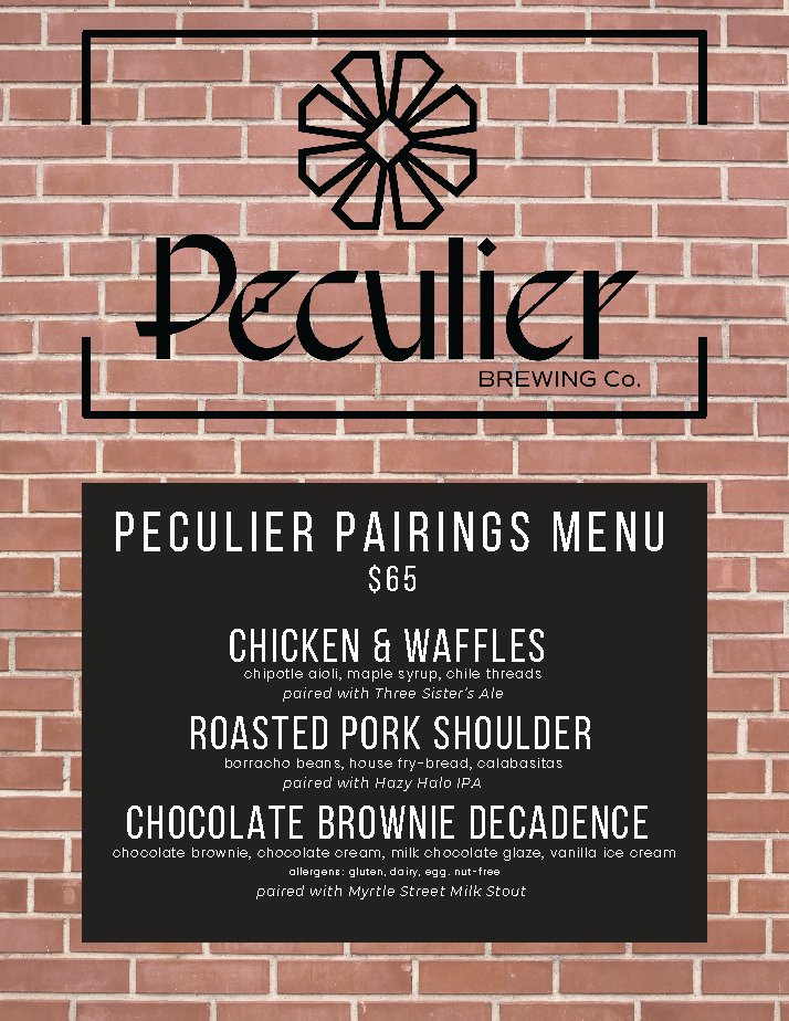 Did someone say dessert? Try the Chocolate Brownie Decadence with dinner tonight at Former Saint, as part of our Peculier Pairings Menu featuring Peculier Ales.

Available through this Saturday, September 21. #DowntownDenver