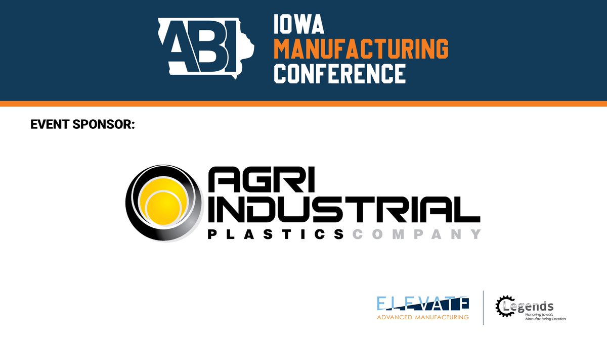 Elevate Iowa (@elevateia) on Twitter photo As a longtime supporter of everything ABI, <a href="/AgriIndustrial/">Agri-Industrial Plastics Company</a> is proud to #sponsor the 2024 Iowa Manufacturing Conference. #IAMFGCON24 As a longtime supporter of everything ABI, <a href="/AgriIndustrial/">Agri-Industrial Plastics Company</a> is proud to #sponsor the 2024 Iowa Manufacturing Conference. #IAMFGCON24