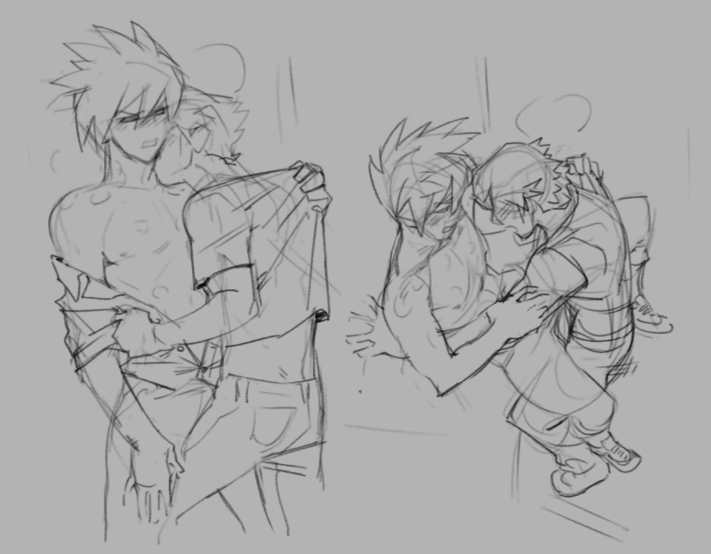 Roughs of the newest piece on substar