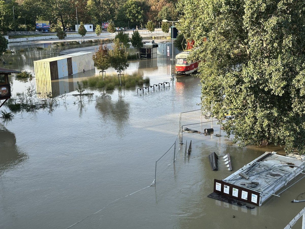 Little floods in Bratislava, SK