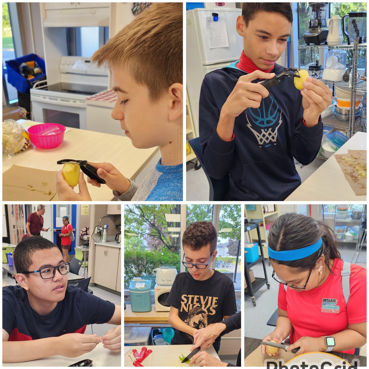 SPK_Team100's tweet photo. It's #WhipItUpWednesday Today we made mini meat loaves and mashed potatoes! #Team100Chefs https://t.co/y8GcbfGXSq