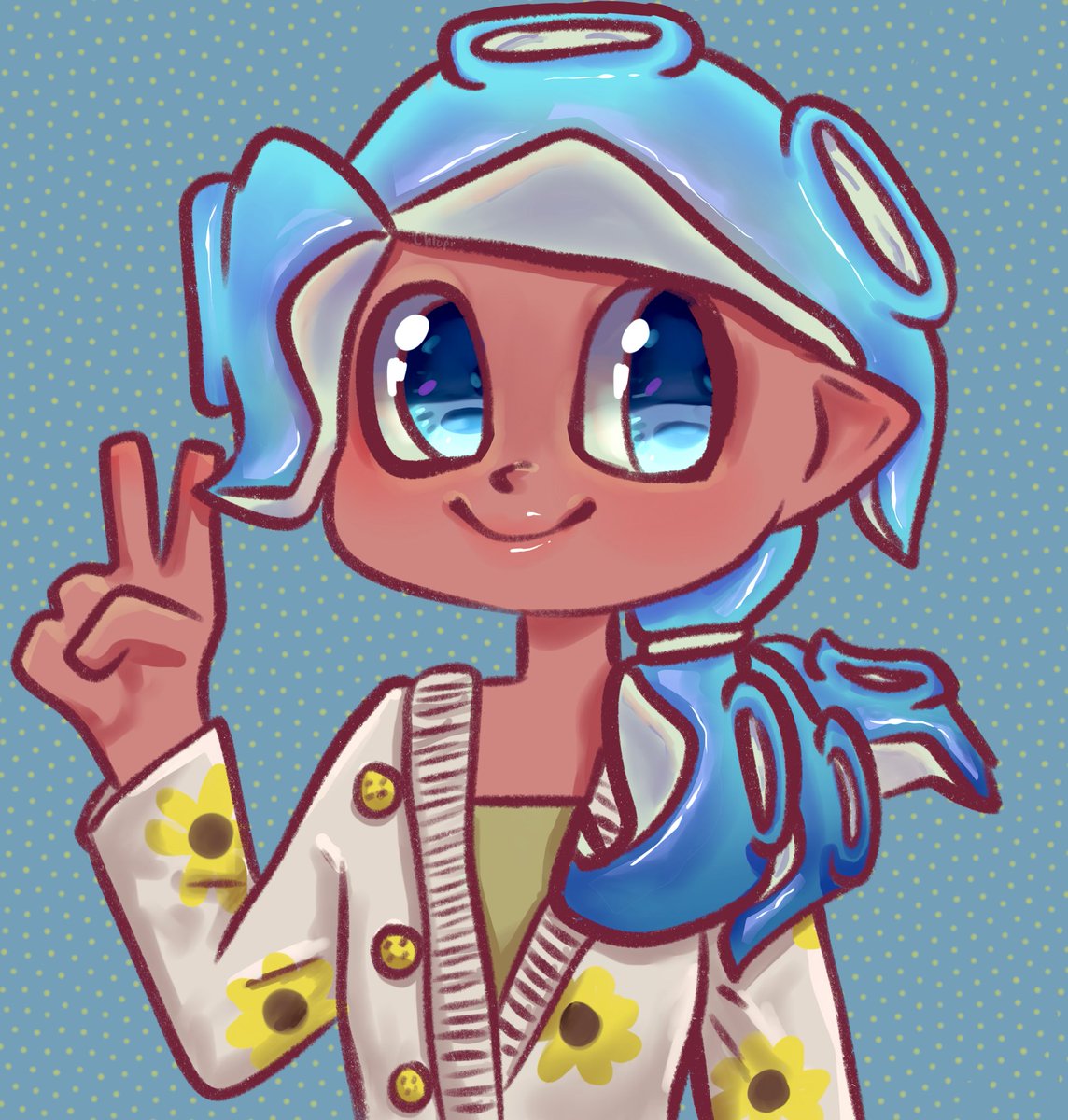 TangyCitrusBrry's tweet photo. I haven’t posted in a lil while, so here’s a lil doodle

#Splatoon #splatoonart https://t.co/8rqAruxtZa