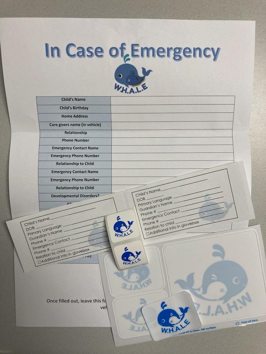 Get your W. H. A. L. E. kits at Hazlet Police headquarters!