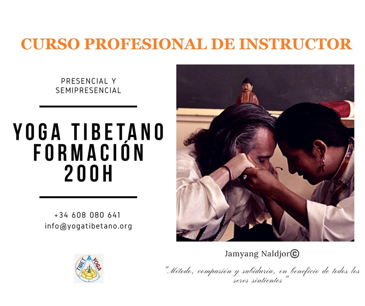 javierakerman's tweet photo. Curso profesional de Yoga Tibetano y Meditación
Presencial y online
Inicio el sábado 28 de diciembre https://t.co/EWe75ZLNmD