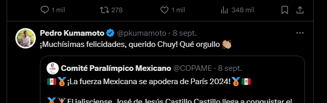 Quieren ver a un político tibio?
Último post del eterno candidato de Futuro (Pasado) es del 8 de septiembre, ni una palabra de un tema trascendental para el país.

Probablemente no estaba de acuerdo pero pues el 🦴 es el 🦴