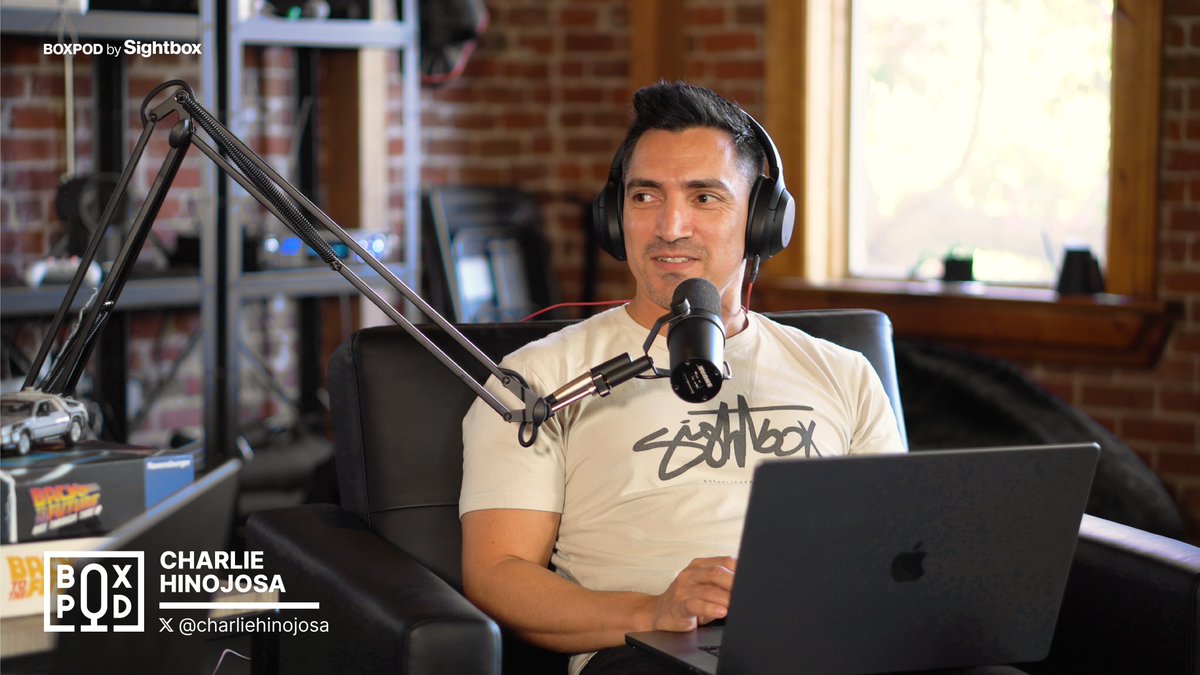 charliehinojosa's tweet photo. Excited to announce the launch of a new podcast called 🎙️BOXPOD! @howdynate and I will be diving into AI, exploring how @Sightboxstudios leverages it, and delving into workflow and tools in depth.

Stay tuned for Episode 1, premiering this Friday!

#podcast #AI #Sightbox #newepisode