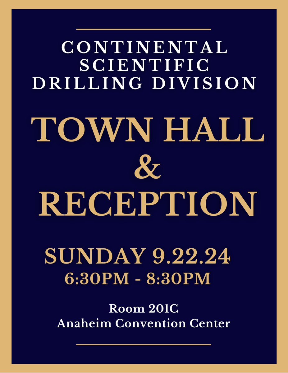 Remember to stop by our CSD events this weekend-- including our poster and oral sessions and our Town Hall during #GSA2024 #GSAConnects2024