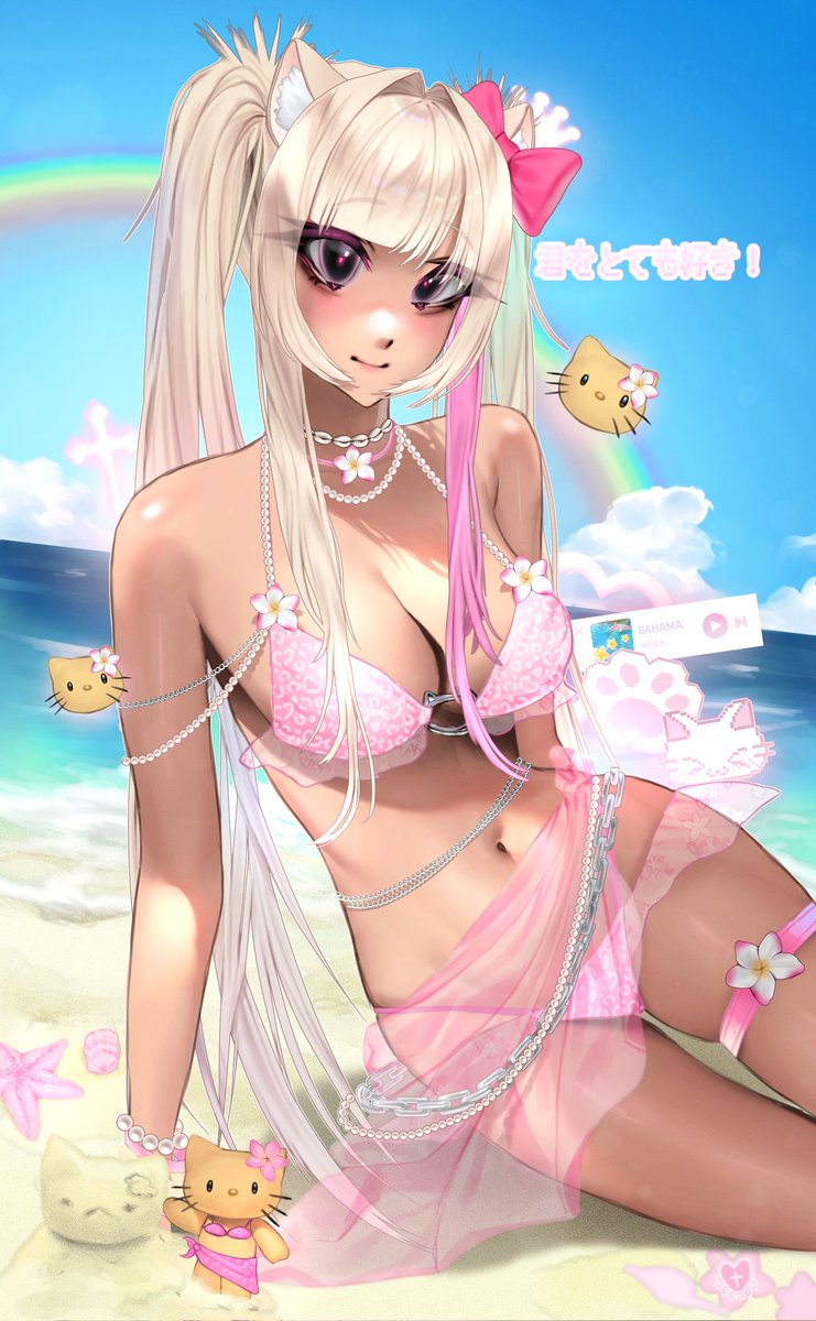 3ero0s's tweet image. 🐱🎀🏖
#sanriobeachcollab2024