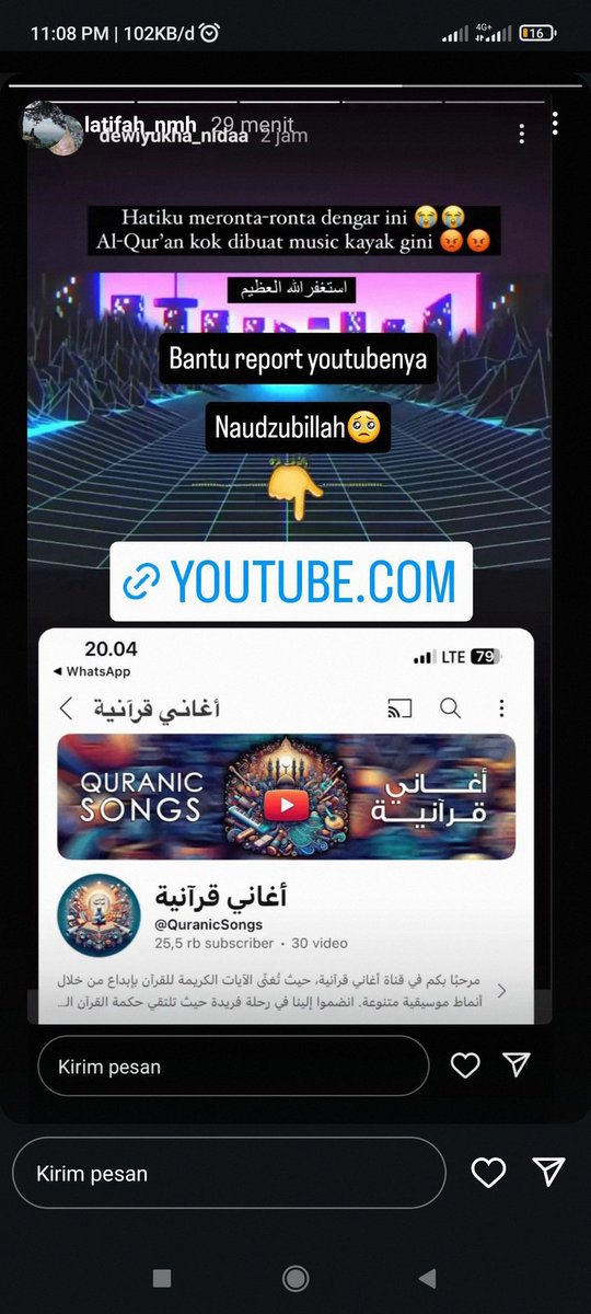JintayuD's tweet photo. @kegblgnunfaedh Sorry numpang posting disini min🙏🏻, gatau mau up kemana, barusan liat postingan temen, kok bisa2nya quran dibuat mainan, udah masuk penistaan agama gasi, nih link youtubenya bisa bantu report man teman, thnks https://t.co/mEJyN1uDKJ https://t.co/MOT15x15Wk