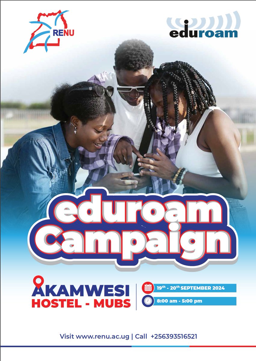 #RENUeduroam #StayConnected #eduroamMonth #OntheGo #Metroeduroam #FreeSecureTrusted