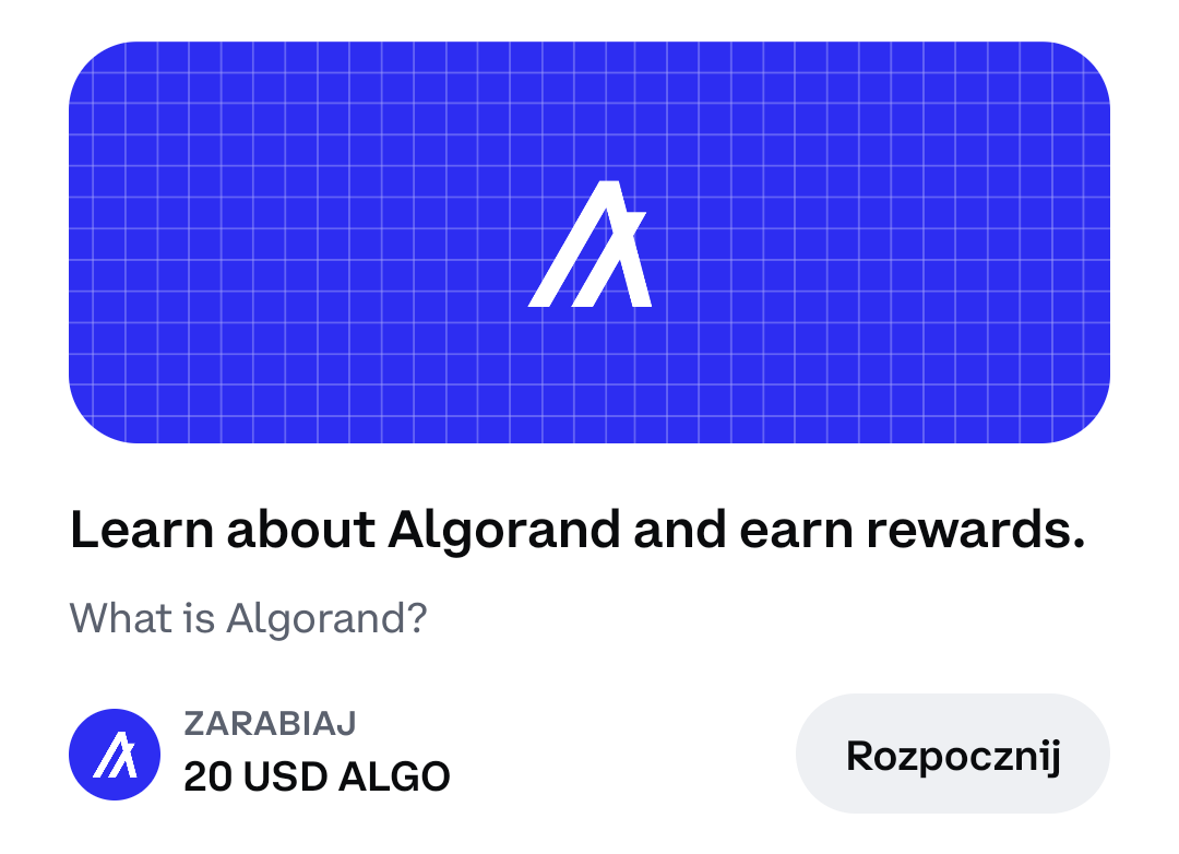 zyj_lepiej's tweet photo. W Coinbase App do zdobycia aż 20$ w tokenach $ALGO. Zadanie było dostępne od wczoraj, ale dzisiaj zaczęło się pojawiać na większej ilości kont więc zerknijcie do zakładki 'Nagrody'
Wymagane będzie zainstalowanie Pera Wallet
#kryptowaluty #krypto #CoinbaseApp https://t.co/yJmG7mTTPu