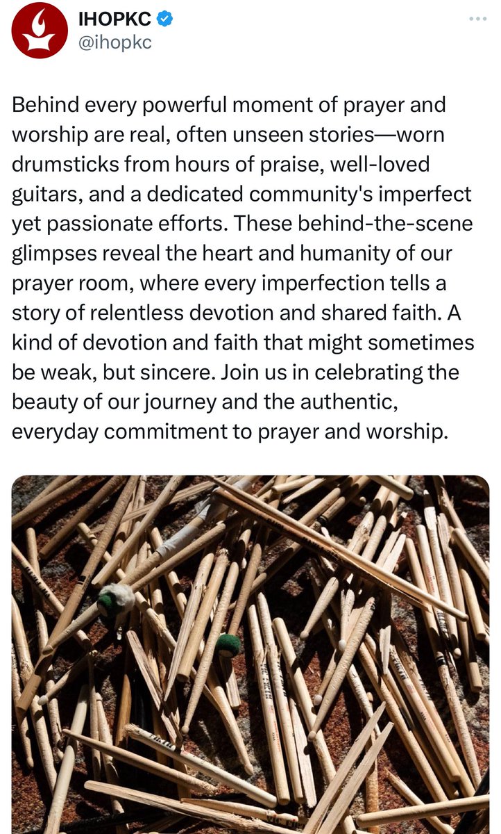 IHOPKC has been posting a positive campaign for the prayer room. 

It’s an interesting move when you consider that: 

-Larry Lucky had been playing on teams until recent years. 

-IHOP is still refusing an investigation that investigates all staff &amp; volunteers.

-Most people are