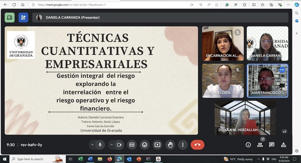 dodebest's tweet image. It was an honor to participate in the commission evaluating two students in the Master&apos;s Degree at the University of Granada. Additionally, my student successfully defended her Master&apos;s thesis (And got 10/10- Honours degree)@ugr_fccee_info @FcceeUgr @AlumniUgr