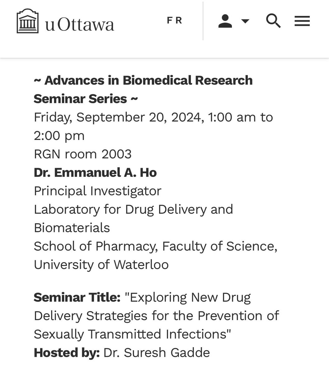 Emmanuel Ho (@horesearchgroup) on Twitter photo Looking forward to visiting <a href="/uOttawaMed/">uOttawa | Faculté de médecine, Faculty of Medicine</a> to share some of the research happening in our group. Thank you <a href="/SuriSpurs/">Suresh Gadde</a> <a href="/G_IncsLab/">G-INCs Lab</a> for the invitation! Looking forward to visiting <a href="/uOttawaMed/">uOttawa | Faculté de médecine, Faculty of Medicine</a> to share some of the research happening in our group. Thank you <a href="/SuriSpurs/">Suresh Gadde</a> <a href="/G_IncsLab/">G-INCs Lab</a> for the invitation!