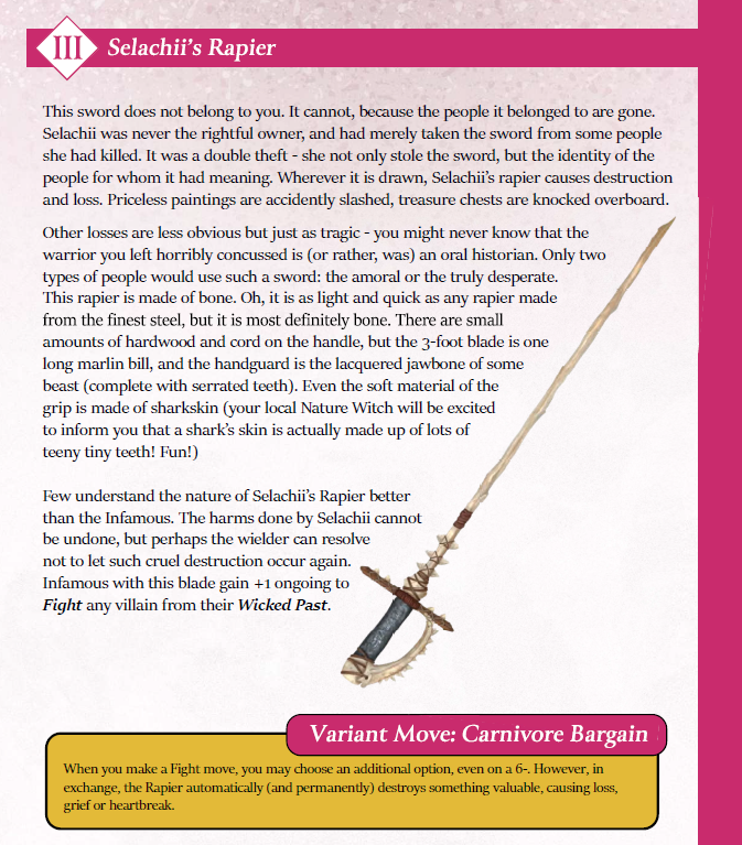 Artists of all stripes:  Recently, a question went around about your most popular piece. 

But what about something you thought it was great, but it just bounced?  

Big yourselves up! Quote this with yours.

I was really pleased with these #TSL swords. 

drivethrurpg.com/en/product/460…