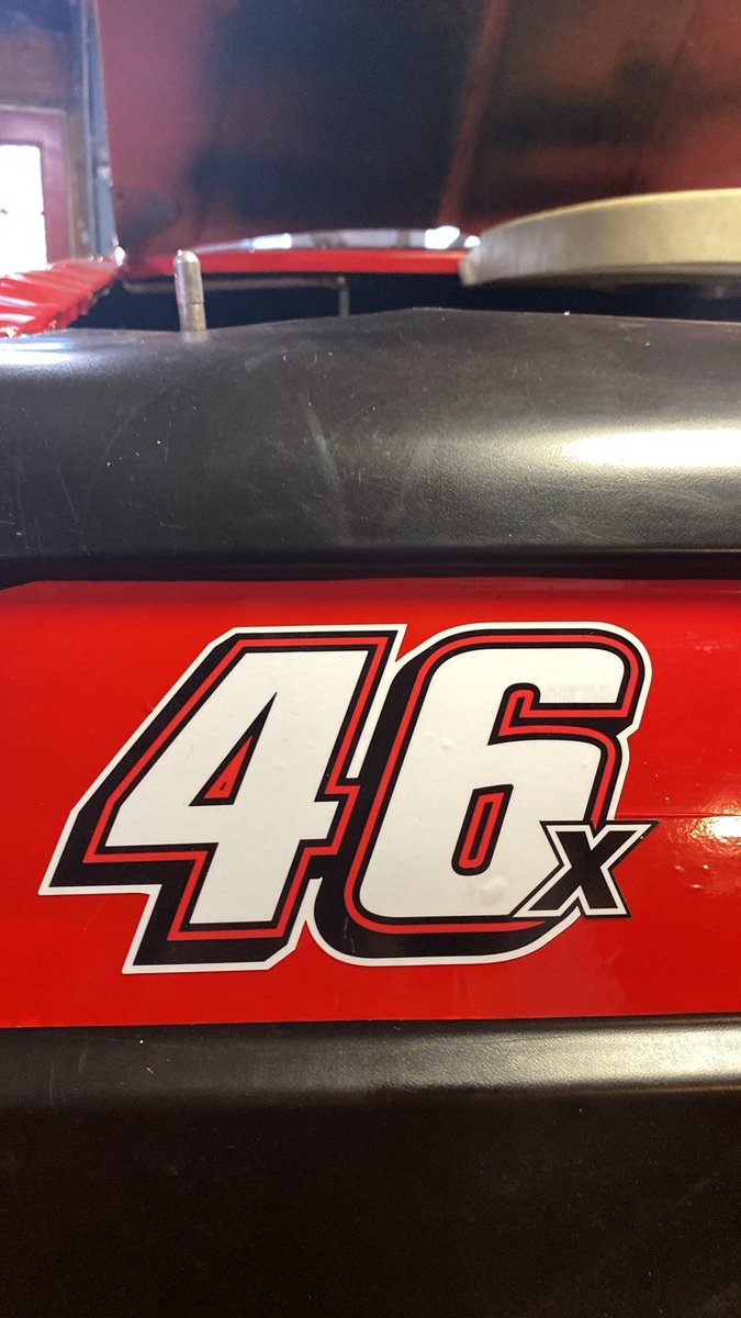 It took all summer but the race car is ready to go to the track #flyingtiger #americancanadiantour #oxfordplainsspeedway october 19th