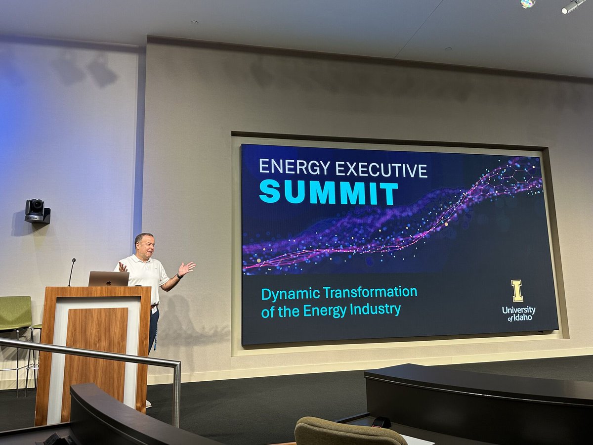Enjoyed presenting at the <a href="/uidaho/">University of Idaho</a> EEC Summit in North Carolina. Utility execs from across the US are laser focused on powering the digital economy, leveraging AI and leading the charge toward a clean energy future 🚀