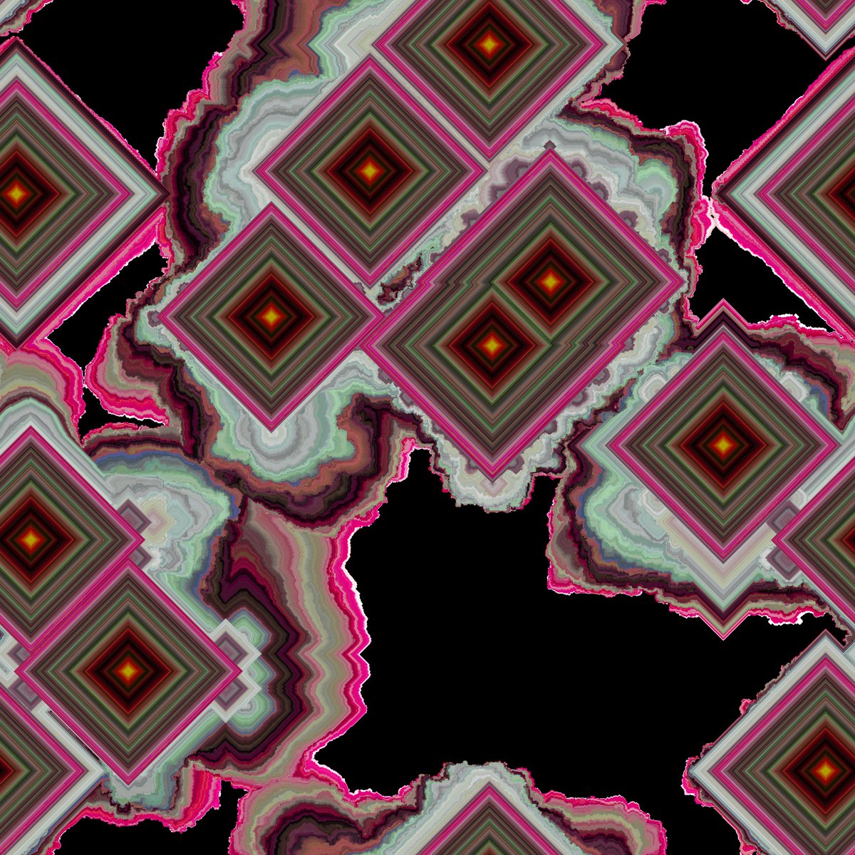 Krythom_'s tweet photo. probably last few I will do with this CA, these ones use HSL instead of RGB for the colour mutation which I wanted to set up so I can easily switch between them when messing around with future CAs. (also zoom in on the last one to see that its not actually just purple) https://t.co/aCFUz1wnL9