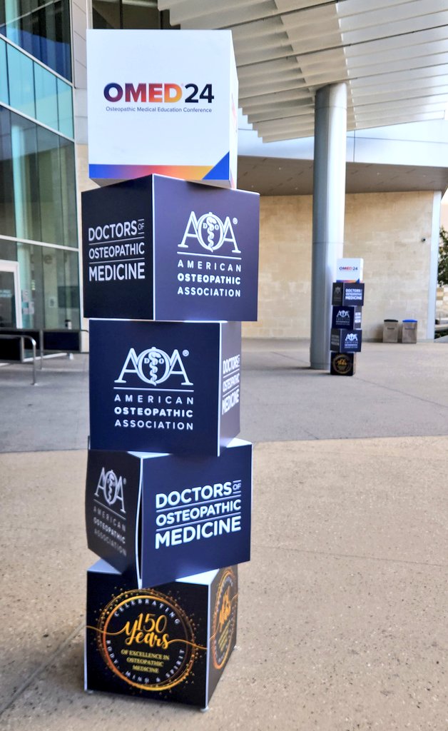 Walking around San Antonio, it looked like there's an Osteopathic Medical Convention in town. 

All the signs were there.

#DOProud #OMED24 #MedTwitter #Wednesdaythought