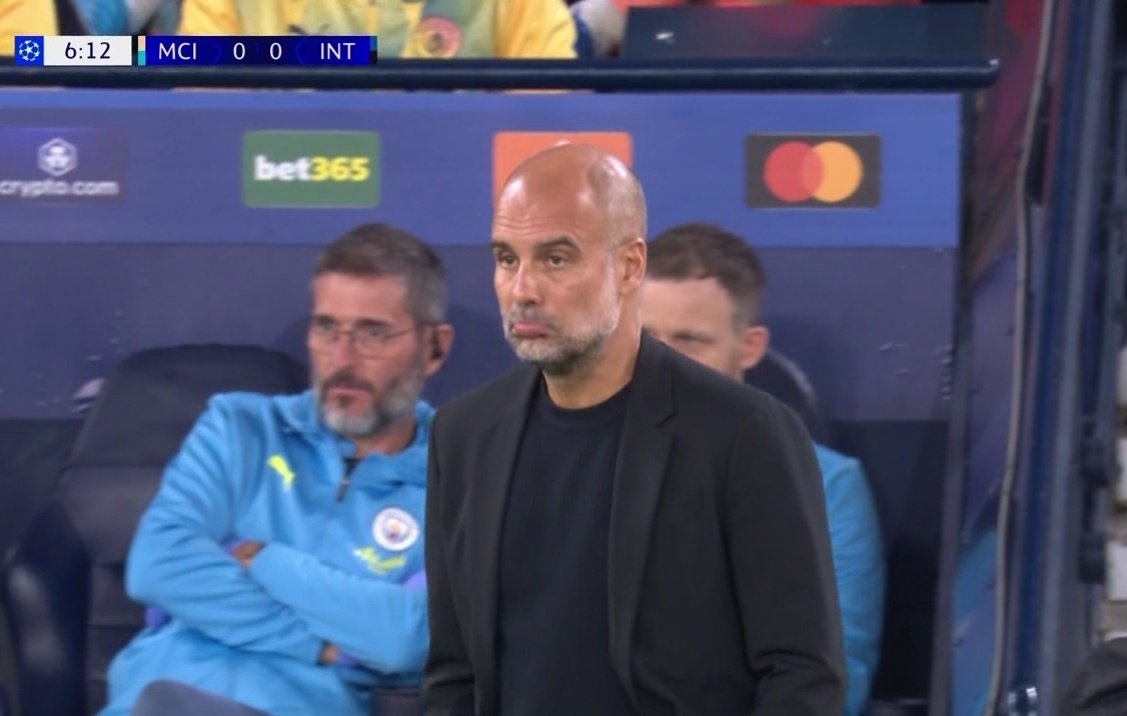 redevilsmufc5's tweet image. Pep Guardiola!

#UCL   #MCIINT