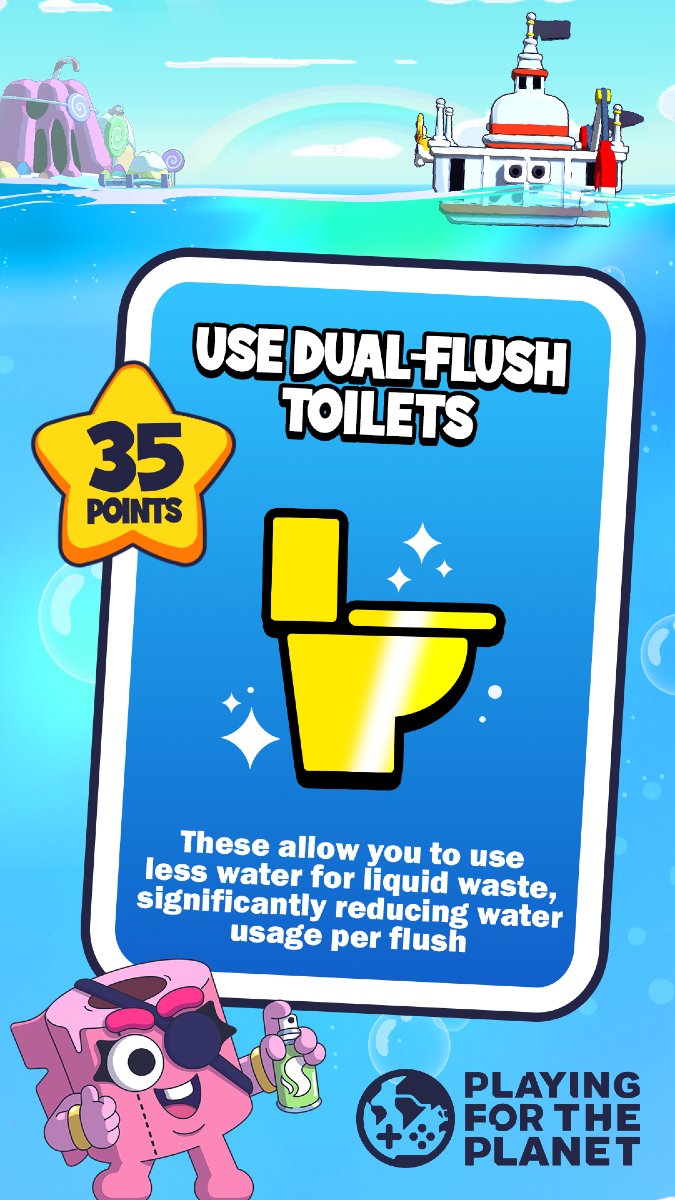 GoGoMagnetGame's tweet image. With these water-saving tips, let's continue our journey towards a more sustainable future. Track your progress and make every drop count! 🌍

Share your journey and encourage others to join in with #GoGoGreenJam and #playingfortheplanet. Keep it green! 💚