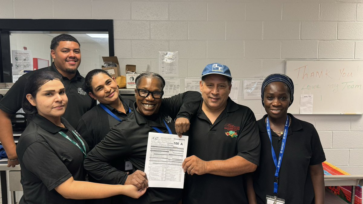 Laryn Nelson (@larynbnelson) on Twitter photo Celebrating our AMAZING cafeteria family for their INSPECTION SCORE of 100!!!! Sooo proud of them!!! Lucky to have a crew that enjoys what they do and enjoys working together!!
<a href="/FultonCoSchools/">FultonCountySchools</a> <a href="/FCSNutrition/">FCS Nutrition</a> Celebrating our AMAZING cafeteria family for their INSPECTION SCORE of 100!!!! Sooo proud of them!!! Lucky to have a crew that enjoys what they do and enjoys working together!!
<a href="/FultonCoSchools/">FultonCountySchools</a> <a href="/FCSNutrition/">FCS Nutrition</a>