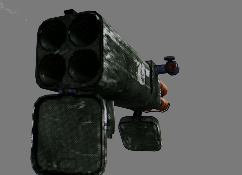 Working on getting some more big badda boom in #midnightguns - thanks again <a href="/ucupaint/">Ucupaint 🔶</a> !

Model by <a href="/ComradeGrimm/">Grimm 🇵🇸 🔻</a> 

#indiedev