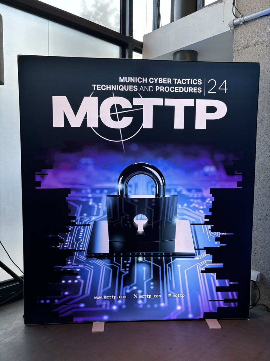 will i am (@bsummerz) on Twitter photo #mcttp conference day 1 done in Munich, Germany. Big thanks to <a href="/MCTTP_Con/">Munich Cyber Tactics, Techniques and Procedures</a> for having me present at this years Offensive Track! #mcttp conference day 1 done in Munich, Germany. Big thanks to <a href="/MCTTP_Con/">Munich Cyber Tactics, Techniques and Procedures</a> for having me present at this years Offensive Track!