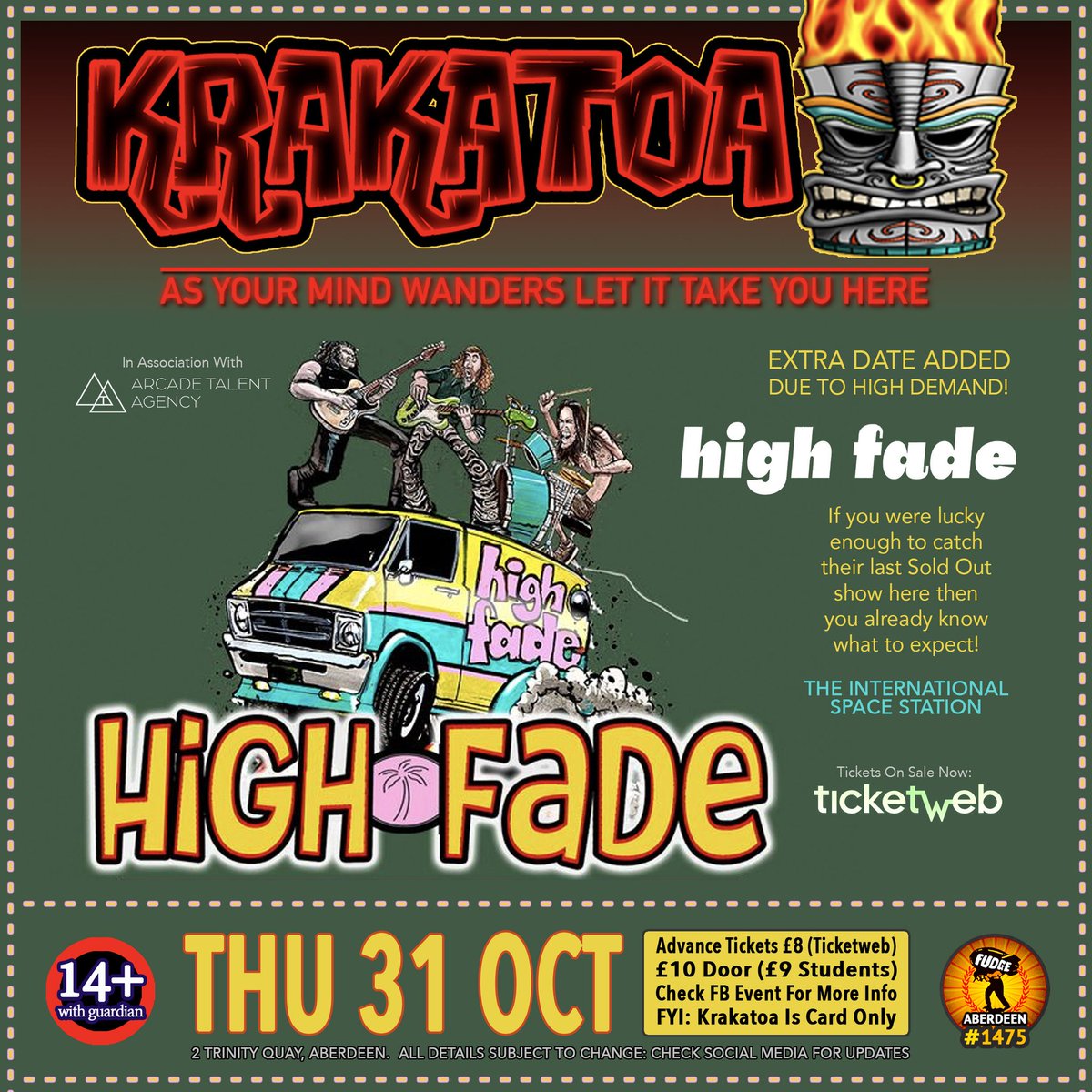 VolcanicTiki's tweet photo. #krakatoa #independent #grassroots #venue #workerowned #divebar #notadive #music #gigs #live #bands #karaoke #aberdeen #scotland #seeninthedeen #notthefrenchone #volcanictiki #fudgeaberdeen #neonlounge #clubnight 🔥 @krakatoa_bar 🔥 #HIGHFADE #THEINTERNATIONALSPACESTATION https://t.co/a1z3gBoF90