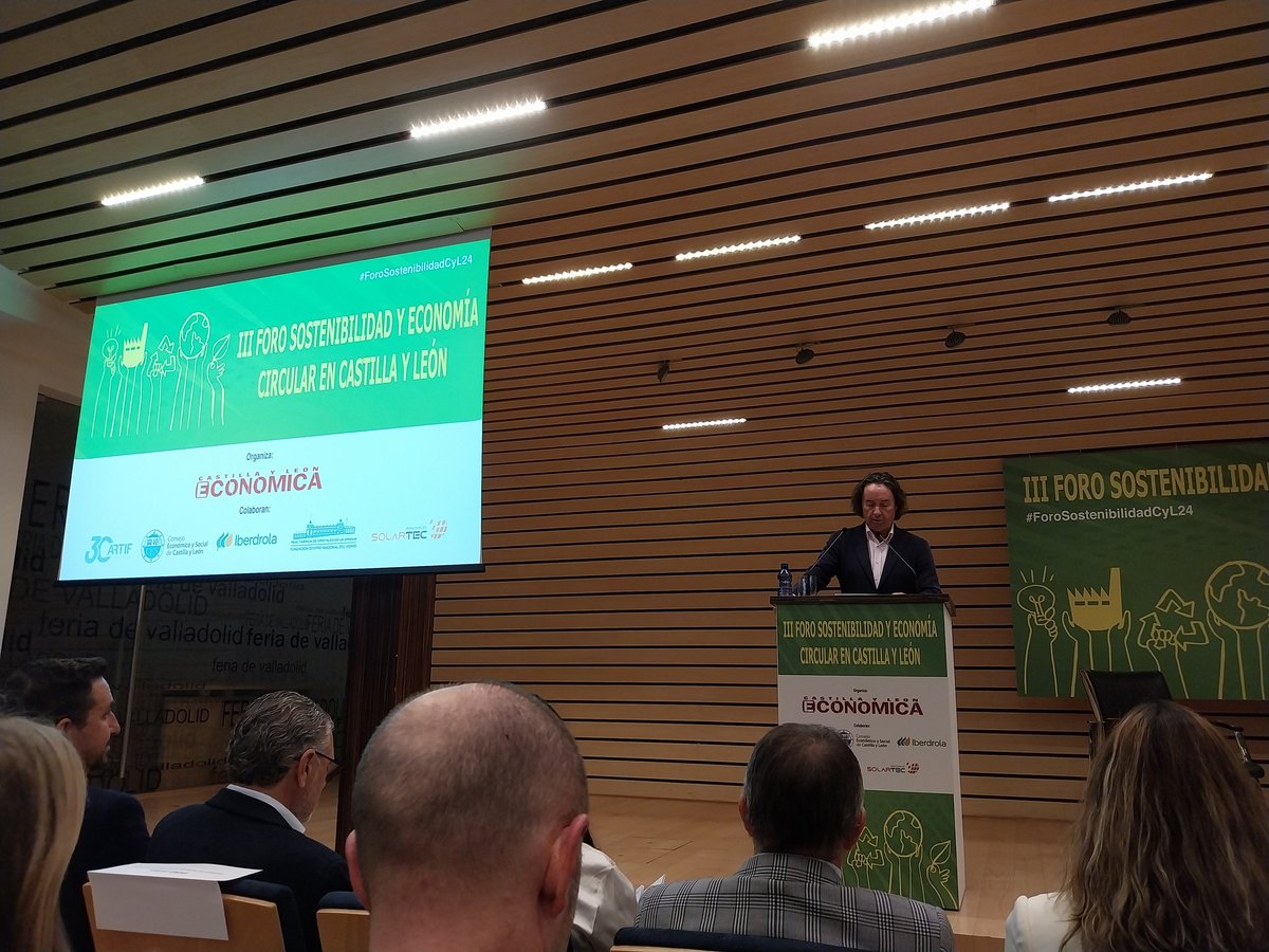 penchoha's tweet image. Acompañando a @cyleconomica en el #ForoSostenibilidadCyL24 para hablar de sostenibilidad y de economía circular