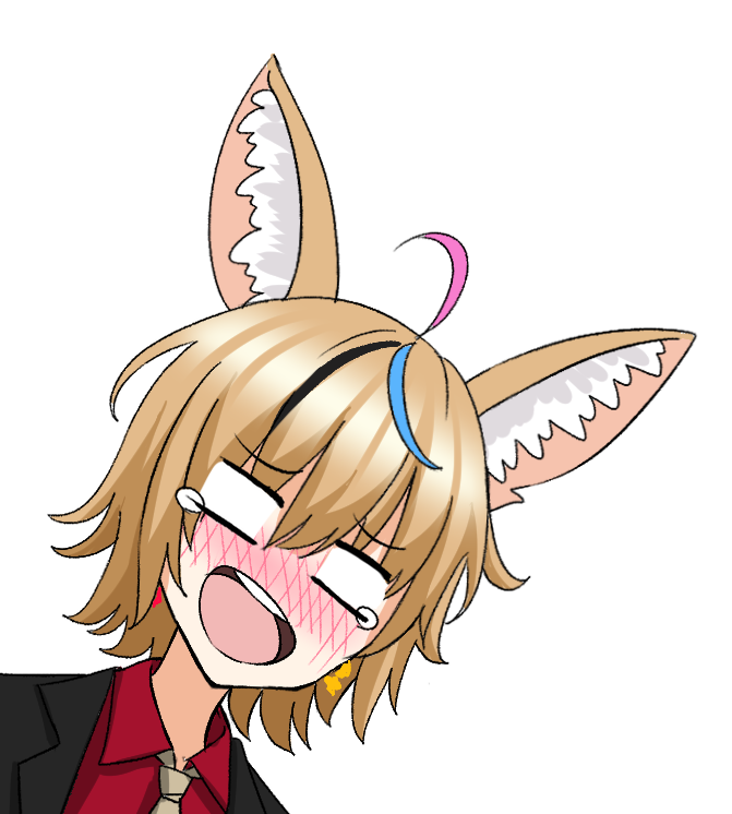 フブキ「フブさんとポルちゃん単体もどうぞ#絵フブキ #絵まる 」|みなづきのイラスト
