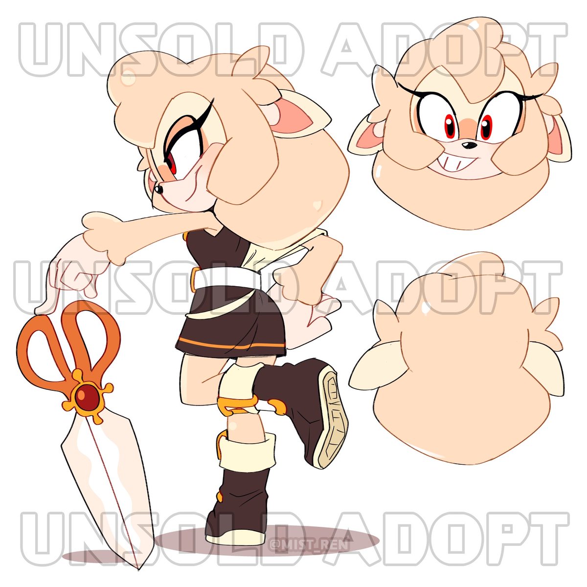 MistrenN's tweet image. ‼️ BARBER SHEEP AD0PT AVAILABLE! ✨
   -💲95 usd 
🔸Includes ref and 3 concept/additional art!

‼️I do not ask for paym3nt in the replies, check before interacting‼️

Comment before DMing to claim!
Retweets/shares are appreciated! 
#sonicadopts
