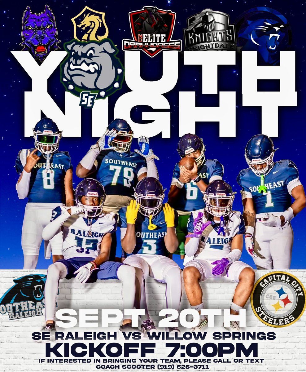 SEDawgs's tweet photo. Mark your Calendar for Youth Night at the Dawg Pound! https://t.co/Nq22Vdgnux