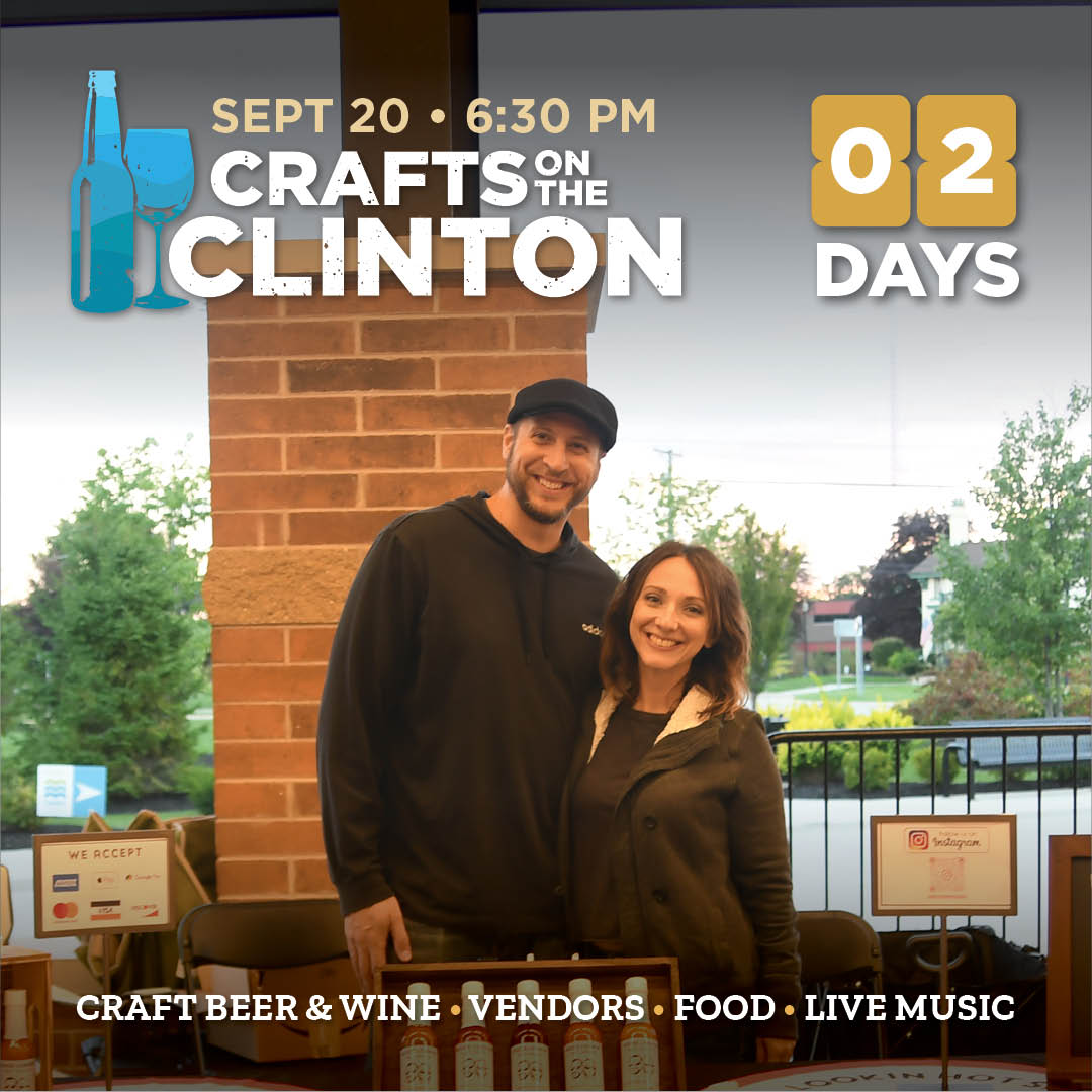 Time is almost up to get tickets for Crafts on the Clinton! Use code SPLASH5 for $5 off standard tickets. Learn more and register now at crwc.org/crafts.