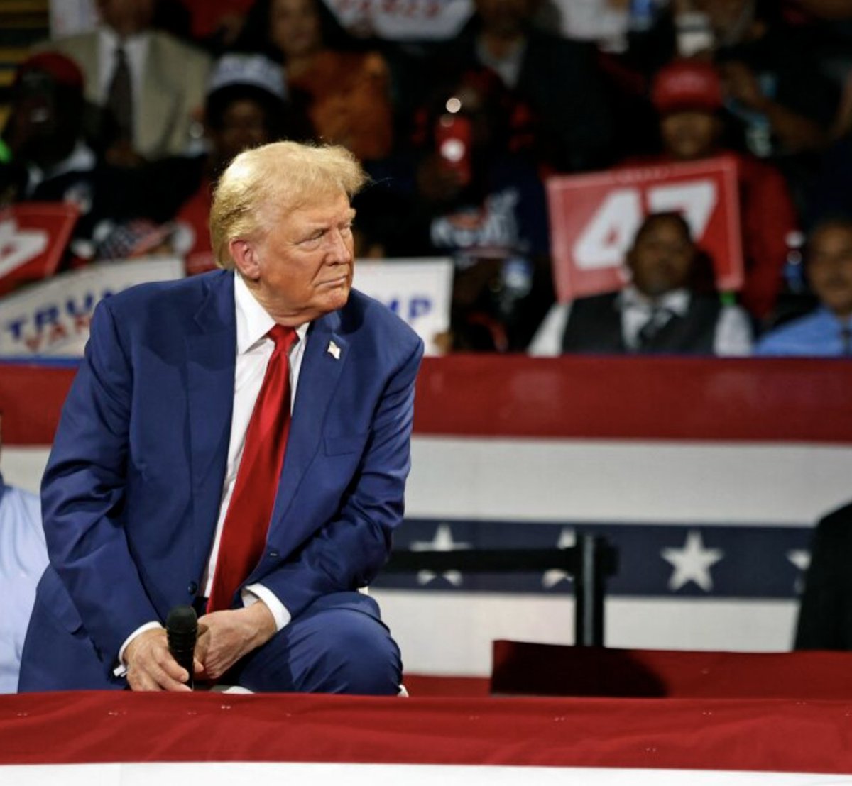 BREAKING: Donald Trump’s cognitive decline is put on full display as he embarrassingly brags about approving oil drilling in Alaska — by naming an unrelated military airbase in Afghanistan.

This is getting really bad....

During a town hall in Flint, Michigan Trump boasted that