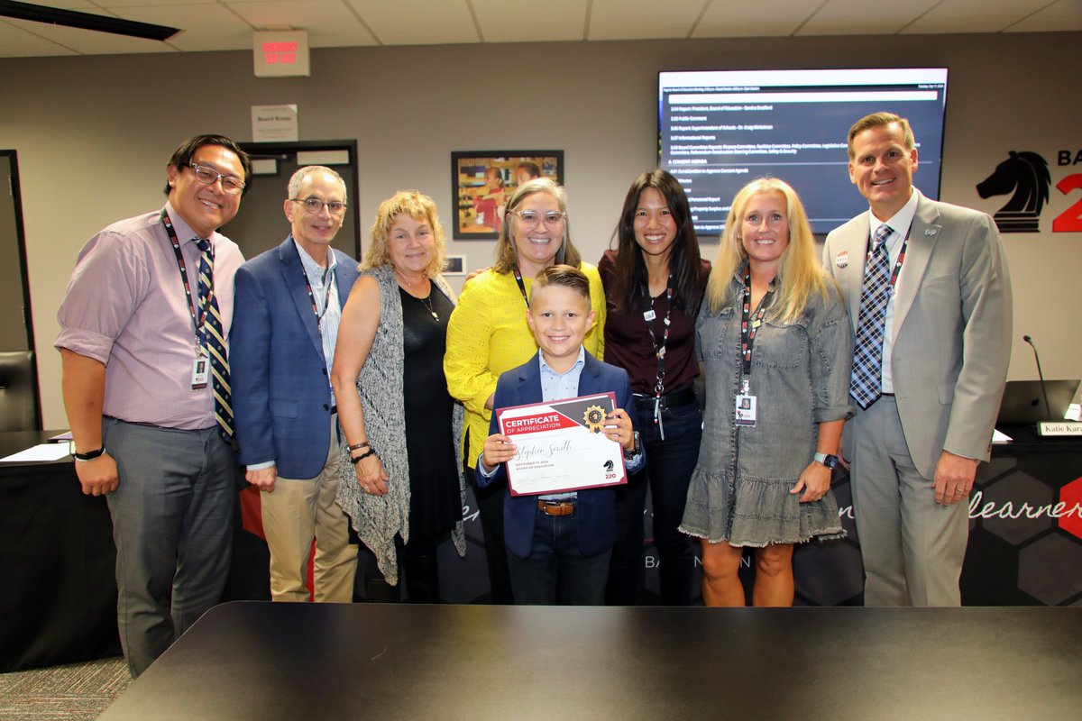 At the Sept. 17 Board of Education meeting, the Board welcomed Stephen Smith, a 4th-grade student in the Spanish Dual Language Program at Arnett C. Lines Elementary! 

Find out why he says Lines is #ThePlaceToBe in the latest Board update: conta.cc/3XPQG69