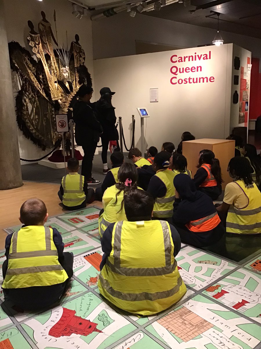Morningside_ps's tweet photo. #Year5 had a great time at @HackneyMuseum, learning about the history of #HackneyCarnival. We explored the new exhibition, created a carnival-inspired artwork and performed a dance routine. https://t.co/W7ISWZ8qw4