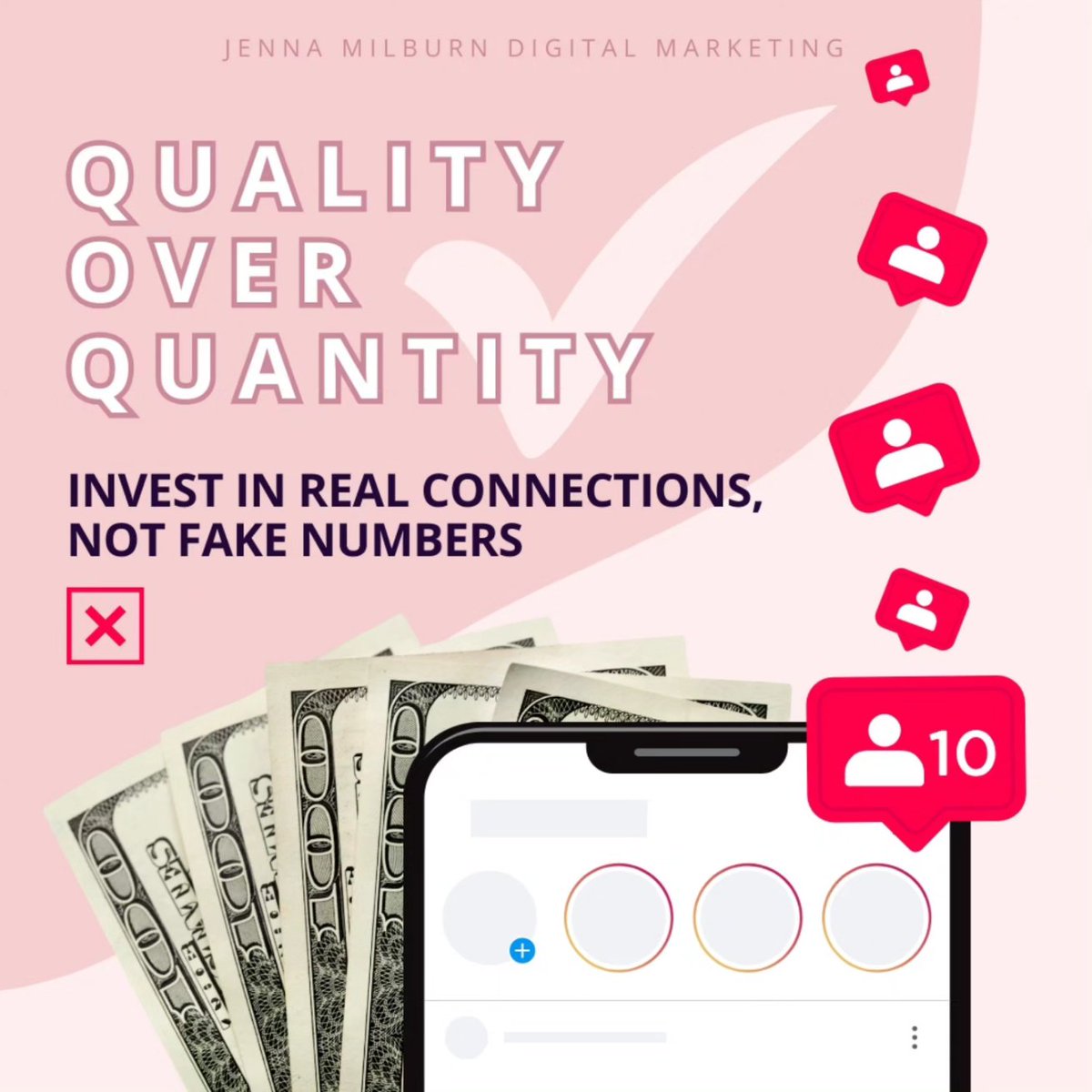 JMilburnDigital's tweet photo. Thinking about buying fake #followers to boost your social media presence? 🤔 It might seem easy, but there are serious downsides. Here’s why to avoid it: https://t.co/rk6mFCzs0m