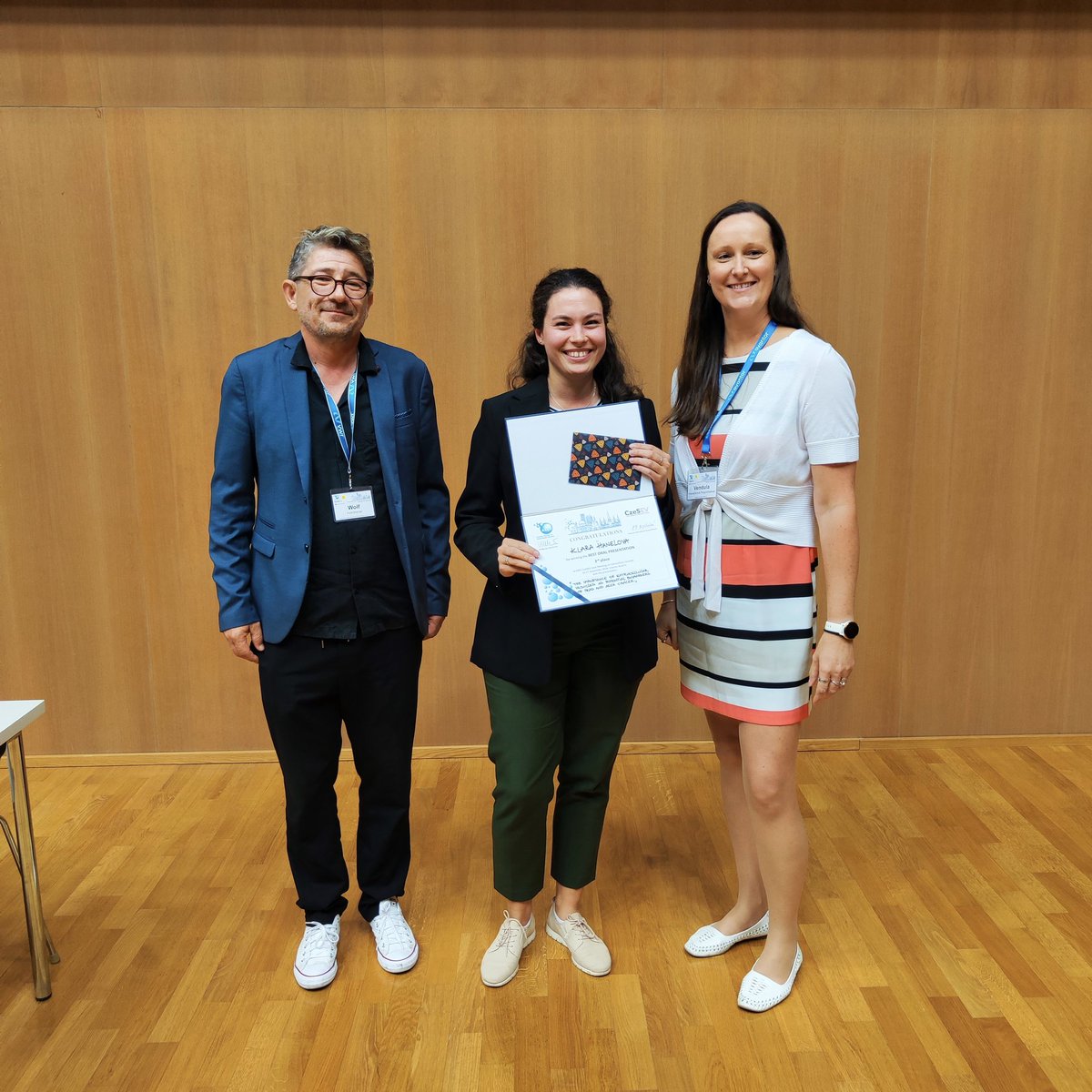 CzeSEV (@czesev) on Twitter photo 🏆 Presentation Awards: <a href="/ASEV_Austria/">ASEV - Austrian Society for Extracellular Vesicles</a> and CzeSEV congratulate the top 3 presentation awardees! Honored to recognize these outstanding researchers. Thank you to everyone for sharing their amazing work at #ASEVCzeSEV2024! 🥇Maximilian Härtinger 🥈Kerstin Menck 🥉Klára Hánělová 🏆 Presentation Awards: <a href="/ASEV_Austria/">ASEV - Austrian Society for Extracellular Vesicles</a> and CzeSEV congratulate the top 3 presentation awardees! Honored to recognize these outstanding researchers. Thank you to everyone for sharing their amazing work at #ASEVCzeSEV2024! 🥇Maximilian Härtinger 🥈Kerstin Menck 🥉Klára Hánělová