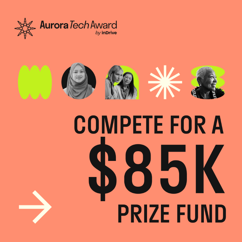 auroratechaward's tweet photo. Aurora Tech Award aims to support and recognize women who are building startups and to promote female leadership in technology. Find yourself among the top 5 winners to share the $85k prize fund. Fill out the form and be ready to dive into the competition.