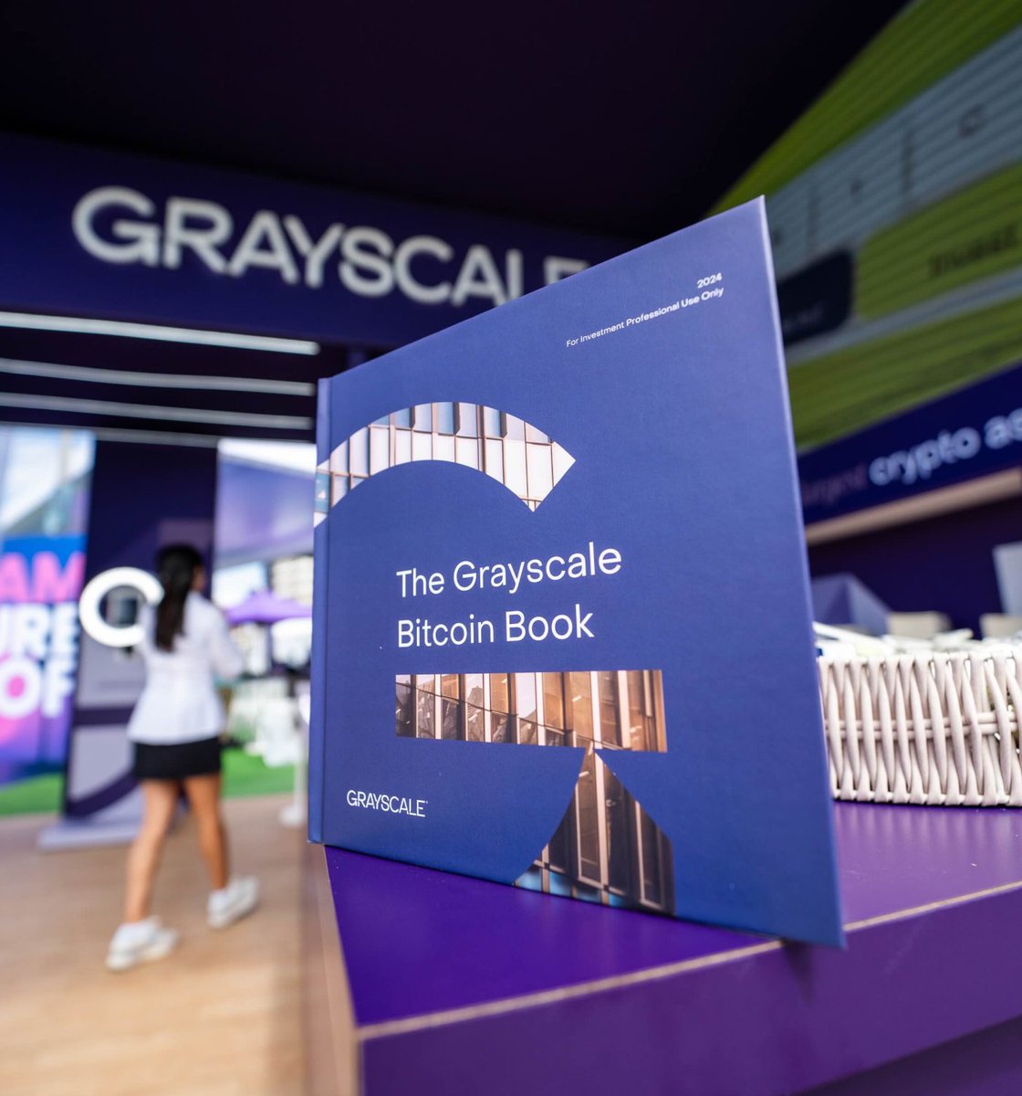 LAST DAY: Visit our booth at @FutureProof_HQ Festival to check out the  Grayscale #Bitcoin Book. Missed out? You can request a Grayscale #bitcoin  book 👇 https://t.co/47QXVMHywe The Bitcoin Book is for investment