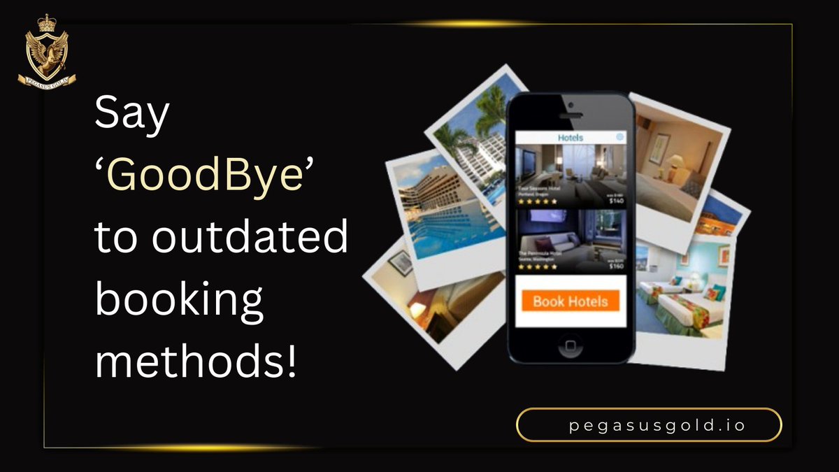 PegasusGoldCoin's tweet photo. 📲 Say goodbye to outdated booking methods. With real-world assets on the blockchain, hotel stays are set to be more efficient, rewarding, and accessible than ever. Travel smarter with #RWA! 🌟 

#PegasusGold #Blockchain $PGRE https://t.co/A5WMKXAWqY