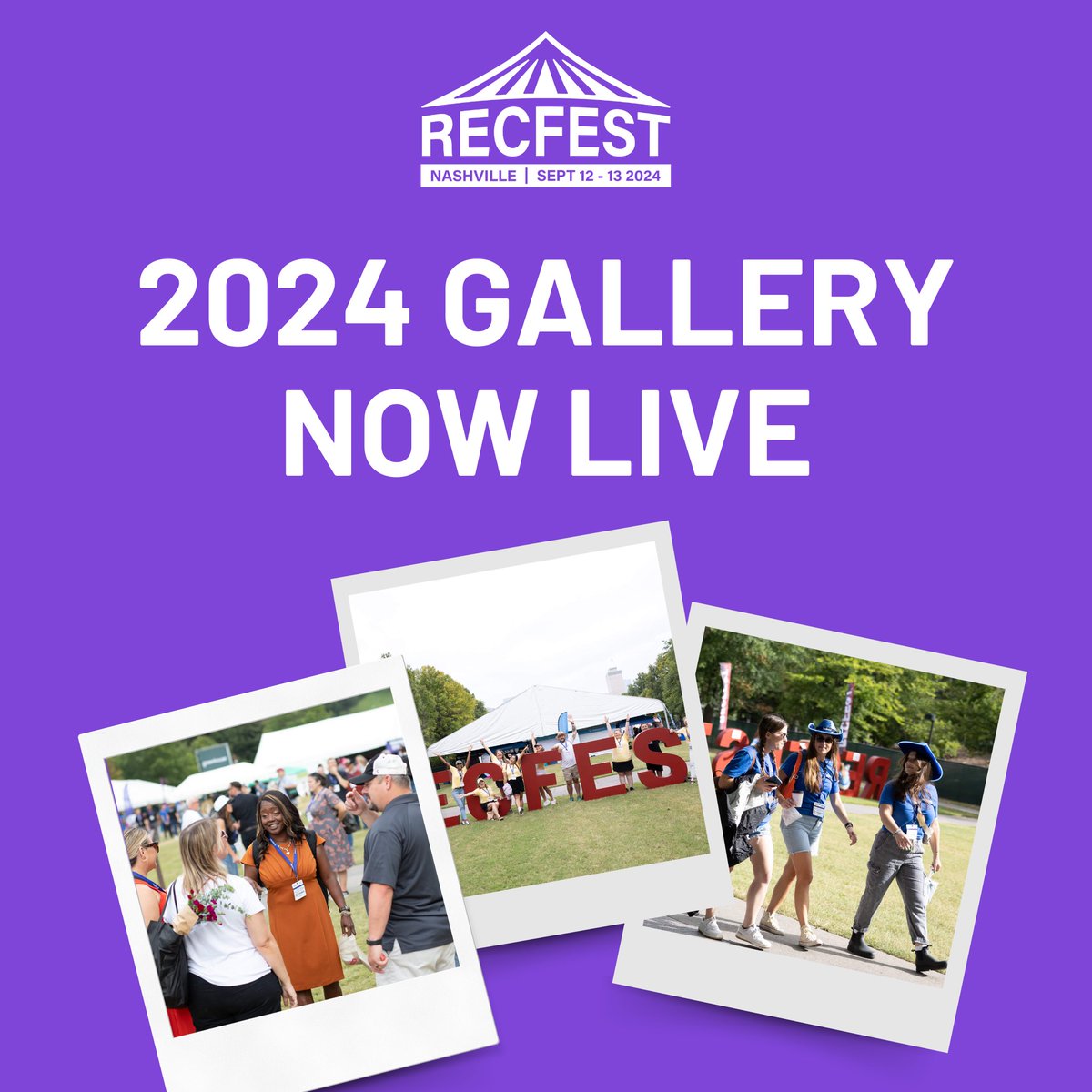 The #RecFestUSA gallery is live! 📸 

After 2 days of inspiring talks to valuable networking, it was a huge success and we couldn’t have done it without YOU 💓 

Spot yourself amongst the 2000 RecFesters, and relive it (and the rain 🕺 ) all over again 👉 recfest.com/gallery/recfes…