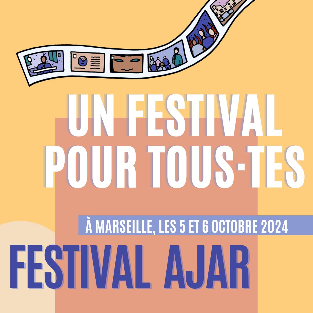 AJARacisees's tweet photo. On vous l'a dit mais on le répète! Le festival de l'AJAR est ouvert à tous et toutes.

La réflexion sur les médias comme la lutte antiraciste appartient à tous et toutes. 🤝

Alors prenez vos billets! 

🔗 https://t.co/NQAgiyoif5 https://t.co/WSKd7usaD2