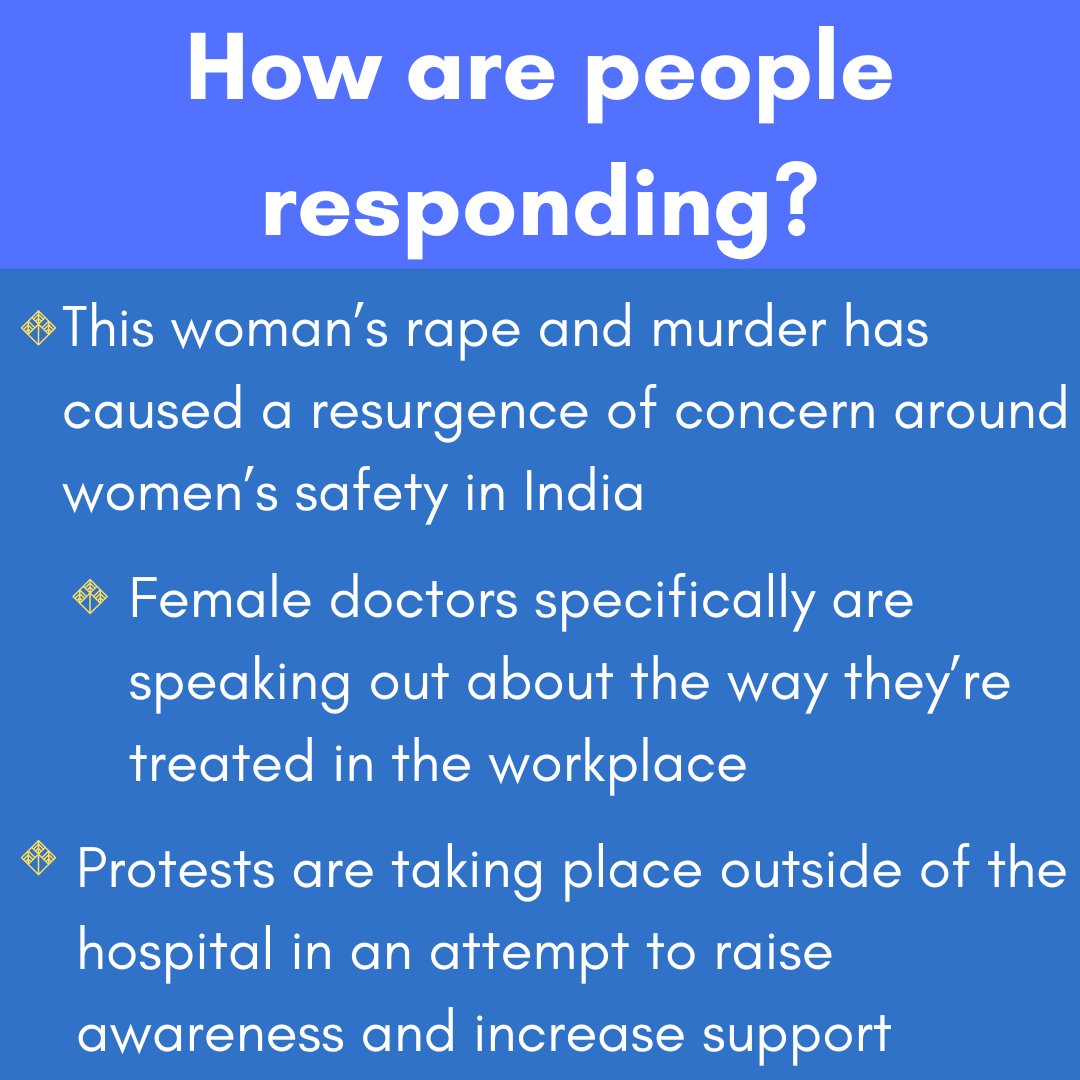 udcenterforgbv's tweet photo. On August 9, a Female Indian Doctor was raped and murdered outside of the hospital where she worked. Here's what you should know. https://t.co/EHdpQmQJyM