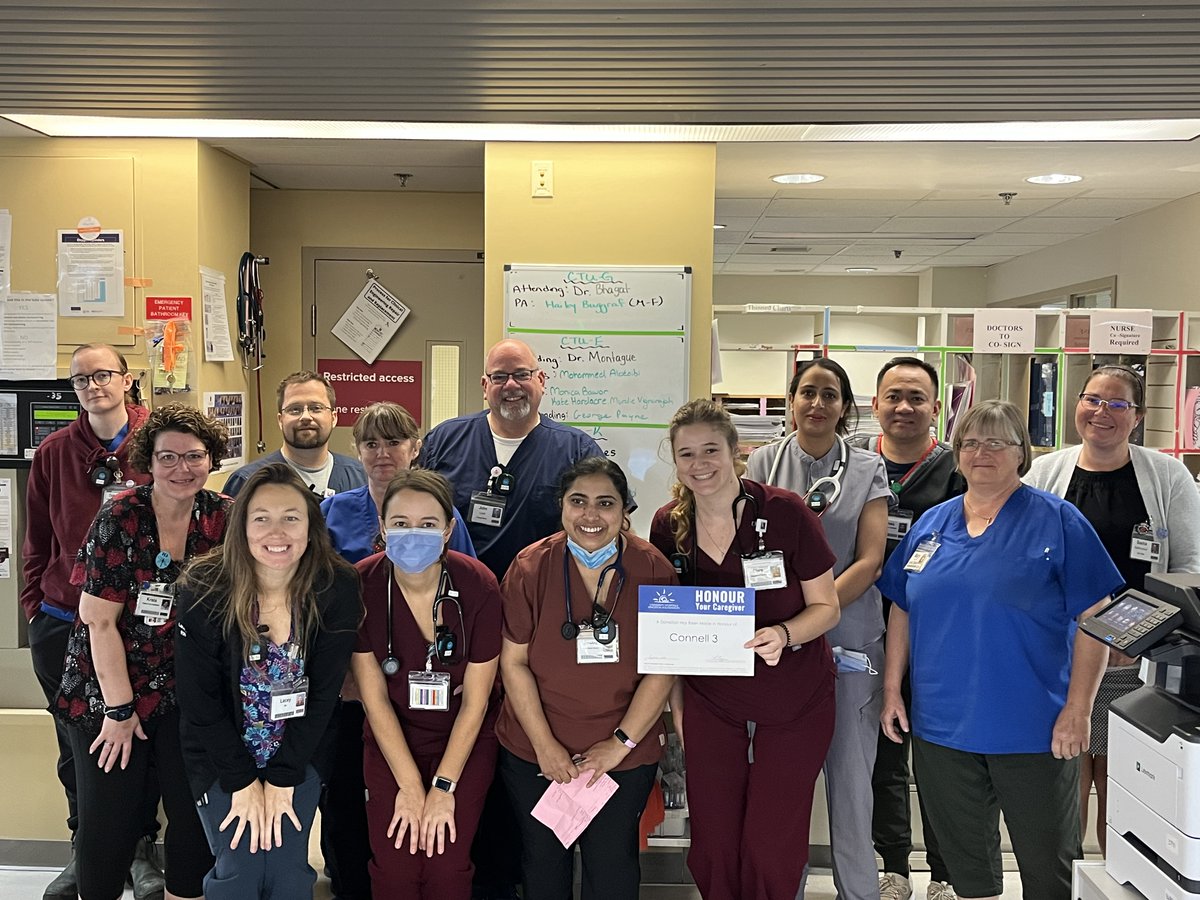 University Hospitals Kingston Foundation (@uhkf) on Twitter photo We have another fantastic team celebrated through the Honour Your Caregiver program, Connell 3 Medicine at <a href="/KingstonHSC/">KingstonHSC</a>!
"Thank you for the wonderful care you provided. Thank you to the entire Connell 3 team. You are truly wonderful and oh-so caring," said their generous donor. We have another fantastic team celebrated through the Honour Your Caregiver program, Connell 3 Medicine at <a href="/KingstonHSC/">KingstonHSC</a>!
"Thank you for the wonderful care you provided. Thank you to the entire Connell 3 team. You are truly wonderful and oh-so caring," said their generous donor.