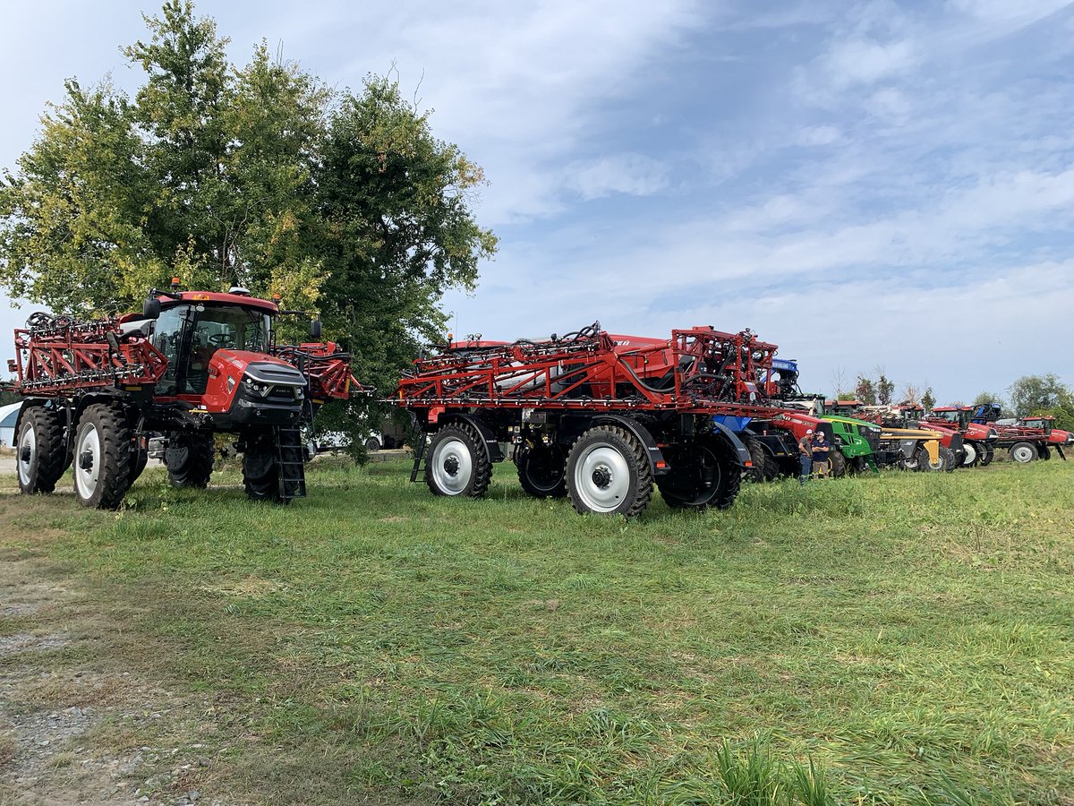 DeltaPowerEquip's tweet photo. Excited to see the latest in sprayer technology at today's ride and drive event. Perfect day for hands-on experience! #deltapowerequipment #ckont #ontag #cdnag #spray24 https://t.co/vRk6o17kwh