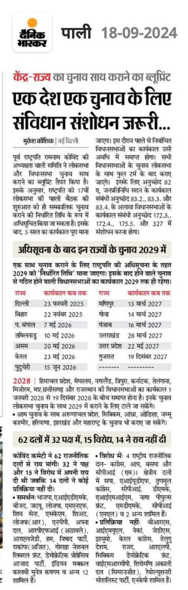 लगातार देश में चुनाव होना, सरकारों को ज़िम्मेदार और जवाबदेही बनाता है अन्यथा सरकारे तानाशाह हो जाएगी. 
वन नेशन वन इलेक्शन से “एक बार वोट लेने के बाद 5 वर्ष में सरकारों को जनता की ज़रूरत ख़त्म हो जाएगी।”