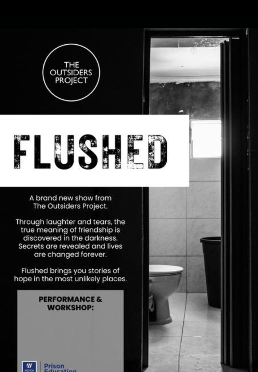 Thrilled to be on the road again with  <a href="/Outsiders_Proj/">The Outsiders Project</a> &amp; <a href="/PrisonEdWeston/">Weston College Prison Education</a> finishing  our summer tour with #Flushed 🎭✍️ Bringing theater and creative writing workshops to various prisons in the Southwest  <a href="/HMPYOI_Portland/">Portland</a> tomorrow. Can’t wait to continue this incredible journey.